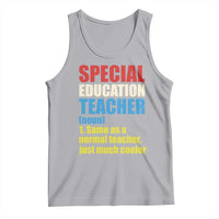 Special Education Teacher Definition Tank Top Funny Back to School