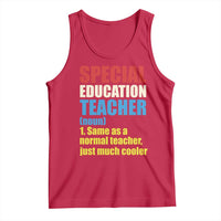 Special Education Teacher Definition Tank Top Funny Back to School