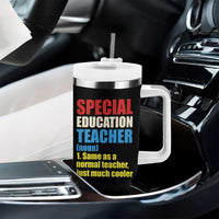 Special Education Teacher Definition Tumbler With Handle Funny Back to School