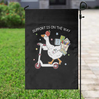Special Education SPED Teacher Goose Scooter Garden Flag Support Is On The Way