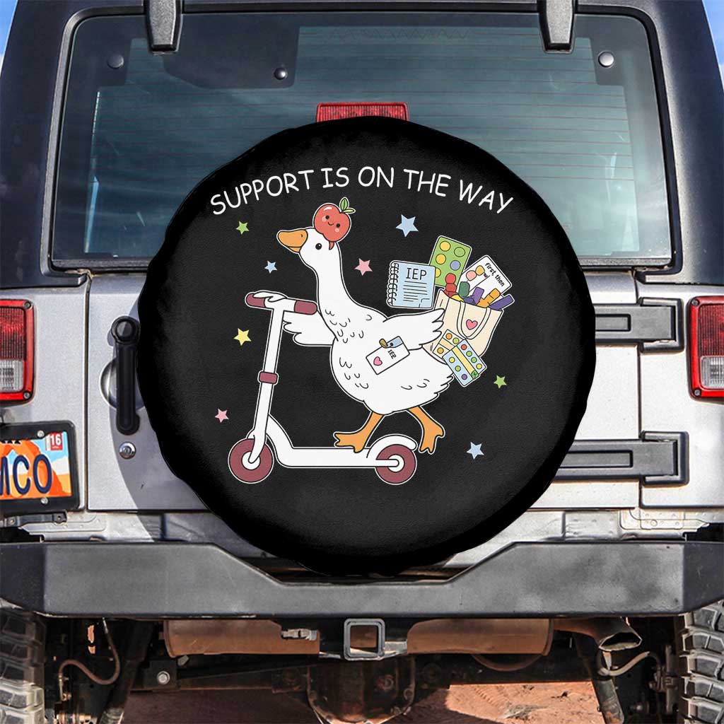 Special Education SPED Teacher Goose Scooter Spare Tire Cover Support Is On The Way