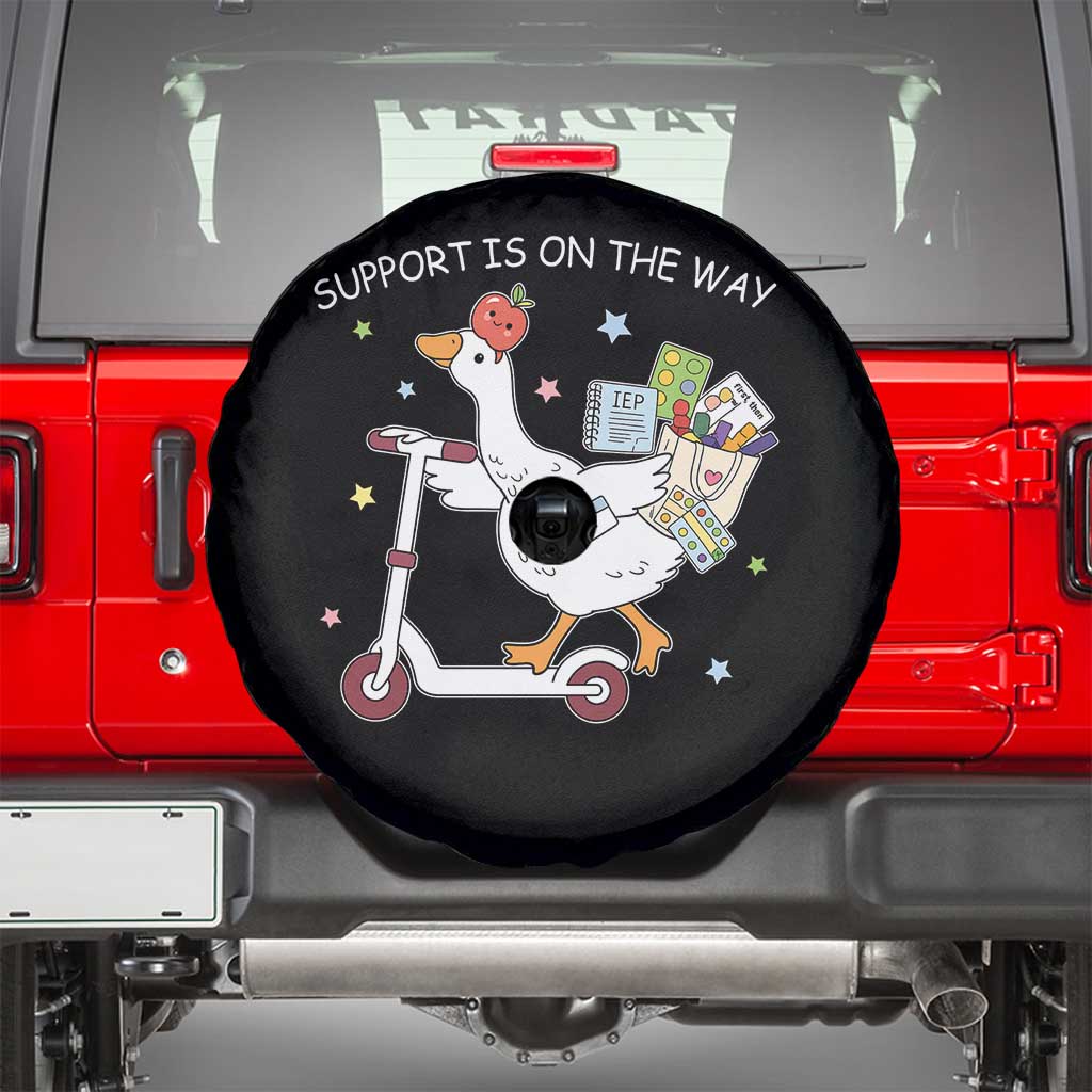 Special Education SPED Teacher Goose Scooter Spare Tire Cover Support Is On The Way
