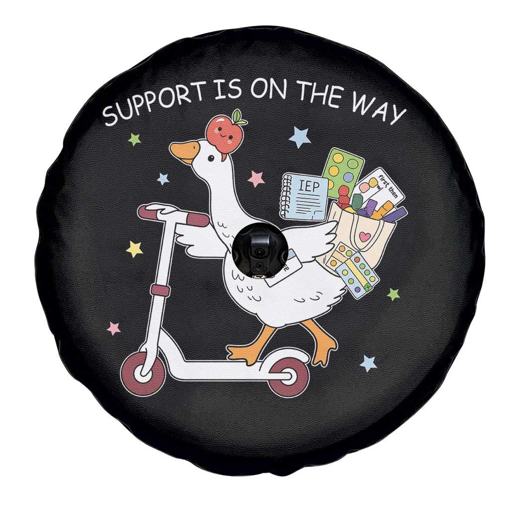 Special Education SPED Teacher Goose Scooter Spare Tire Cover Support Is On The Way