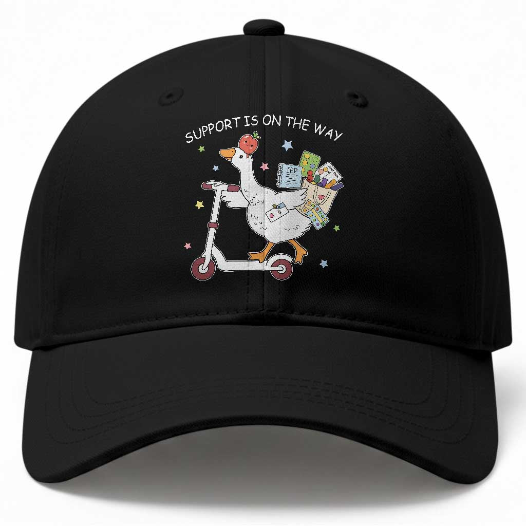 Special Education SPED Teacher Goose Scooter Baseball Cap Support Is On The Way
