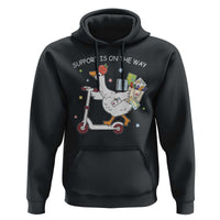 Special Education SPED Teacher Goose Scooter Hoodie Support Is On The Way