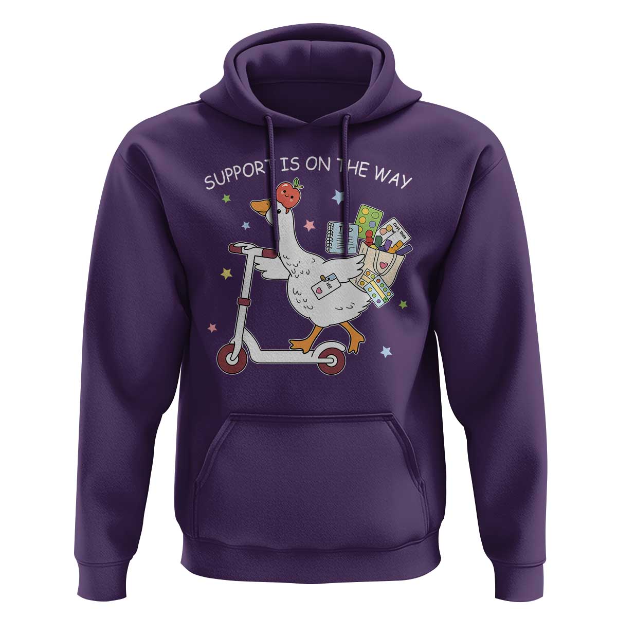Special Education SPED Teacher Goose Scooter Hoodie Support Is On The Way