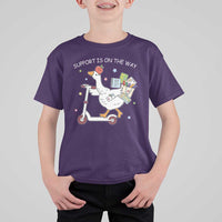 Special Education SPED Teacher Goose Scooter T Shirt For Kid Support Is On The Way