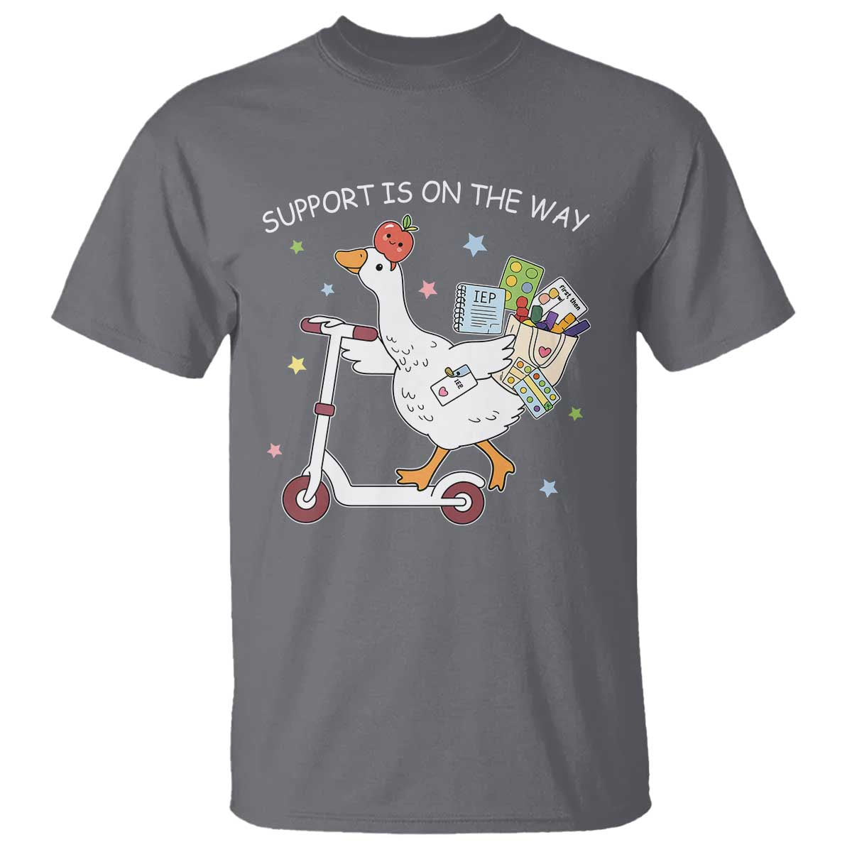 Special Education SPED Teacher Goose Scooter T Shirt Support Is On The Way