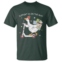 Special Education SPED Teacher Goose Scooter T Shirt Support Is On The Way