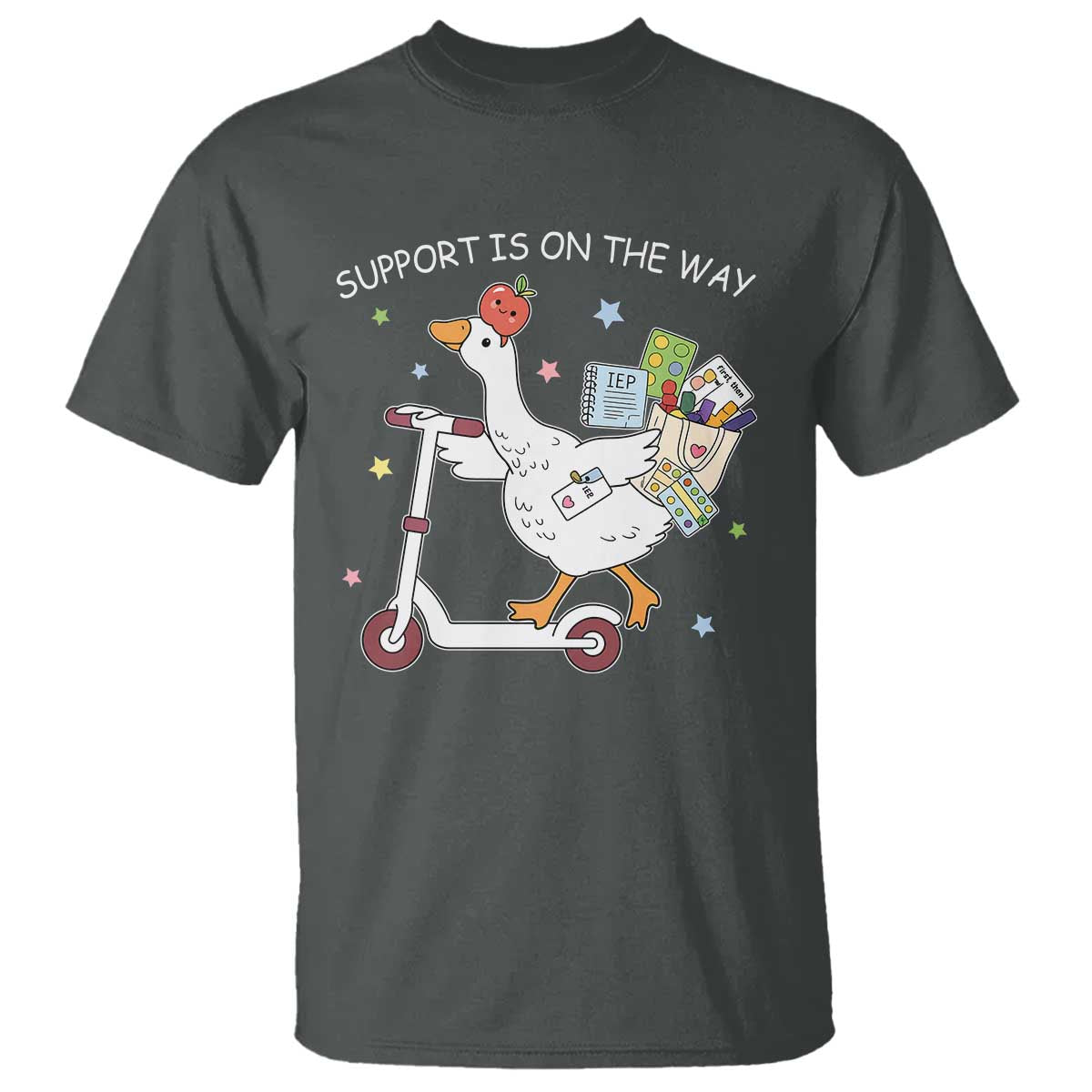 Special Education SPED Teacher Goose Scooter T Shirt Support Is On The Way