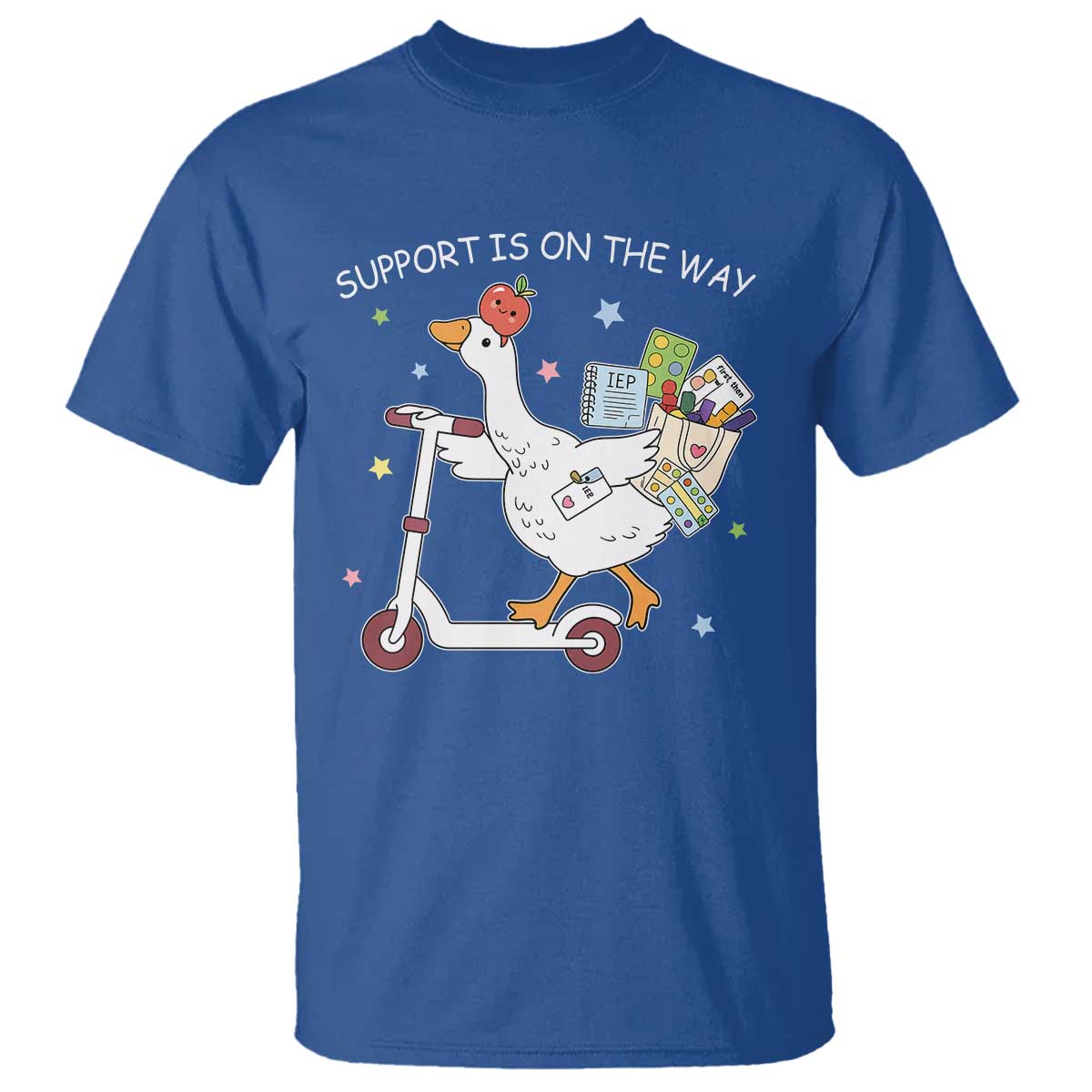 Special Education SPED Teacher Goose Scooter T Shirt Support Is On The Way
