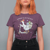 Special Education SPED Teacher Goose Scooter T Shirt For Women Support Is On The Way