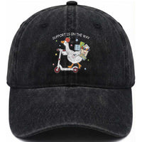 Special Education SPED Teacher Goose Scooter Washed Cotton Baseball Cap Support Is On The Way