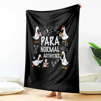 Silly Goose Para Normal Activities Throw Blanket Funny SPED Teachers Aide Para Normal Activities