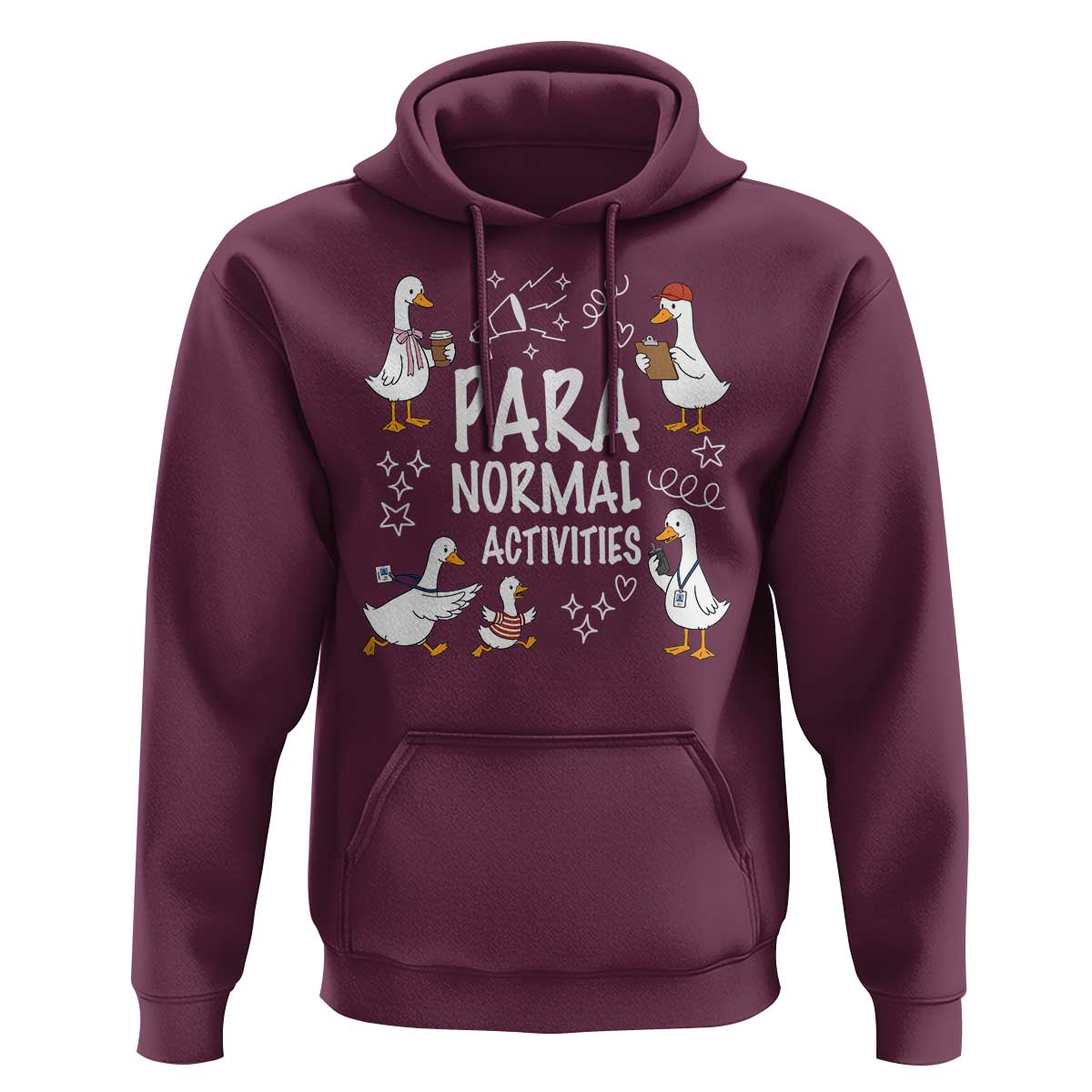 Silly Goose Para Normal Activities Hoodie Funny SPED Teachers Aide Para Normal Activities