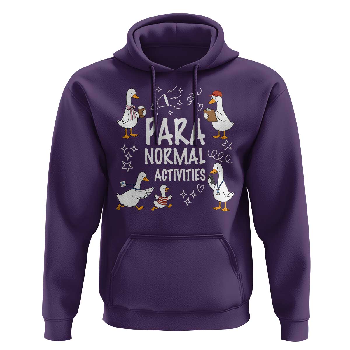 Silly Goose Para Normal Activities Hoodie Funny SPED Teachers Aide Para Normal Activities