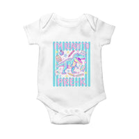 Funny Dinosaur First Day of School Pre-k Kindergarten Baby Onesie I'm Ready To Pre K