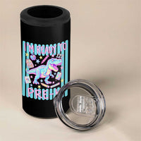 Funny Dinosaur First Day of School Pre-k Kindergarten 4 in 1 Can Cooler Tumbler I'm Ready To Pre K