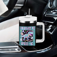 Funny Dinosaur First Day of School Pre-k Kindergarten Tumbler With Handle I'm Ready To Pre K