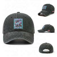 Funny Dinosaur First Day of School Pre-k Kindergarten Washed Cotton Baseball Cap I'm Ready To Pre K