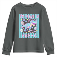 Funny Dinosaur First Day of School Pre-k Kindergarten Youth Sweatshirt I'm Ready To Pre K