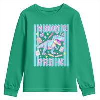 Funny Dinosaur First Day of School Pre-k Kindergarten Youth Sweatshirt I'm Ready To Pre K