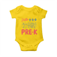 First Day of Pre-K Boys Girls Toddler Preschool Patriotic US Baby Onesie