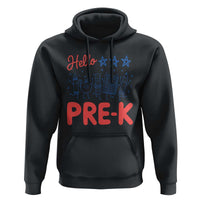 First Day of Pre-K Boys Girls Toddler Preschool Patriotic US Hoodie