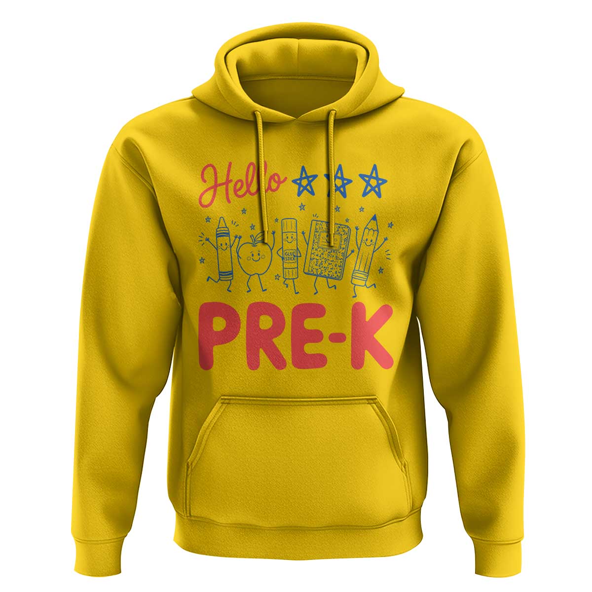 First Day of Pre-K Boys Girls Toddler Preschool Patriotic US Hoodie