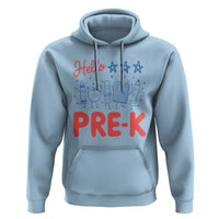 First Day of Pre-K Boys Girls Toddler Preschool Patriotic US Hoodie