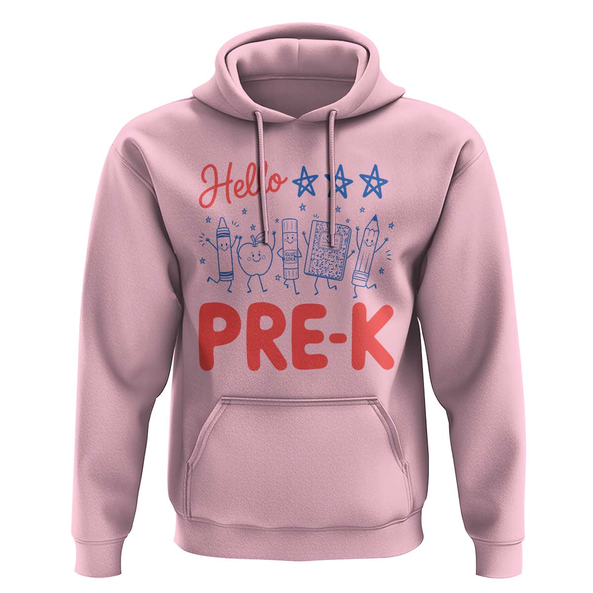 First Day of Pre-K Boys Girls Toddler Preschool Patriotic US Hoodie