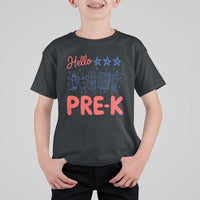 First Day of Pre-K Boys Girls Toddler Preschool Patriotic US T Shirt For Kid