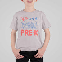 First Day of Pre-K Boys Girls Toddler Preschool Patriotic US T Shirt For Kid