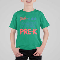 First Day of Pre-K Boys Girls Toddler Preschool Patriotic US T Shirt For Kid