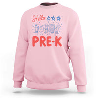 First Day of Pre-K Boys Girls Toddler Preschool Patriotic US Sweatshirt