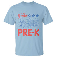 First Day of Pre-K Boys Girls Toddler Preschool Patriotic US T Shirt