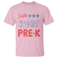 First Day of Pre-K Boys Girls Toddler Preschool Patriotic US T Shirt