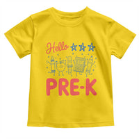 First Day of Pre-K Boys Girls Toddler Preschool Patriotic US Toddler T Shirt