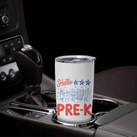 First Day of Pre-K Boys Girls Toddler Preschool Patriotic US Tumbler Cup