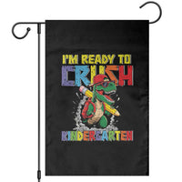 I'm Ready to Crush Pre-K Back to School T-Rex Dinosaur Garden Flag