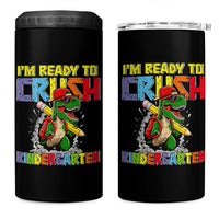 I'm Ready to Crush Pre-K Back to School T-Rex Dinosaur 4 in 1 Can Cooler Tumbler