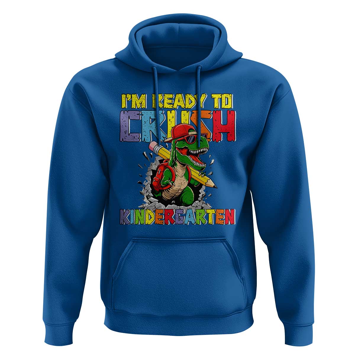 I'm Ready to Crush Pre-K Back to School T-Rex Dinosaur Hoodie