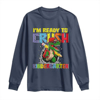 I'm Ready to Crush Pre-K Back to School T-Rex Dinosaur Long Sleeve Shirt