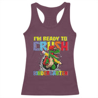 I'm Ready to Crush Pre-K Back to School T-Rex Dinosaur Racerback Tank Top