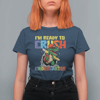 I'm Ready to Crush Pre-K Back to School T-Rex Dinosaur T Shirt For Women