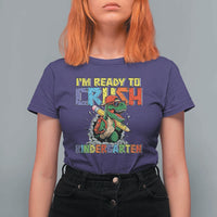 I'm Ready to Crush Pre-K Back to School T-Rex Dinosaur T Shirt For Women