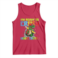 I'm Ready to Crush Pre-K Back to School T-Rex Dinosaur Tank Top