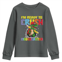 I'm Ready to Crush Pre-K Back to School T-Rex Dinosaur Youth Sweatshirt