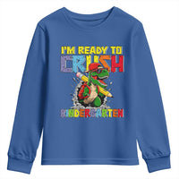 I'm Ready to Crush Pre-K Back to School T-Rex Dinosaur Youth Sweatshirt