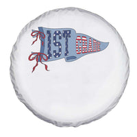 1st Grade Teacher Pennant US Flag Back to School Spare Tire Cover